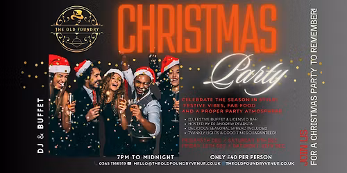 Christmas Party Night with DJ Andy Pearson