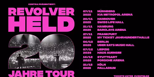 REVOLVERHELD - 20 JAHRE TOUR | STUTTGART