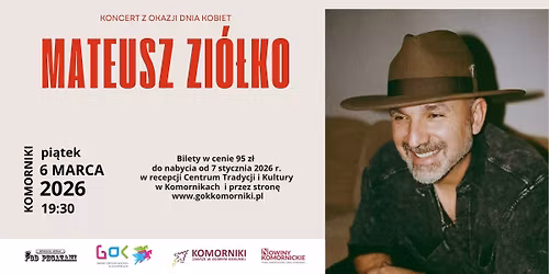 Mateusz Zi\u00f3\u0142ko - Koncert z okazji Dnia Kobiet w CTiK w Komornikach