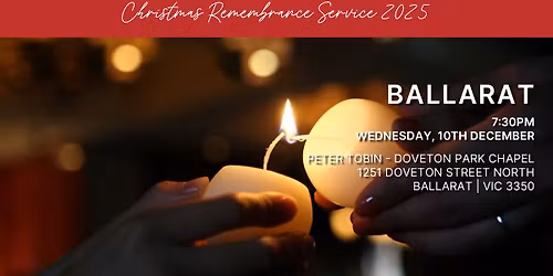 Ballarat Christmas Remembrance Services