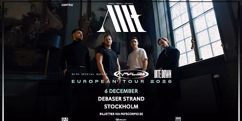 Allt + Special guests: Avralize + Bite Down