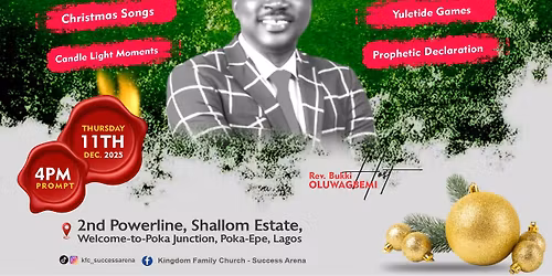 CHRISTMAS CAROL SERVICE WITH CANDLE LIGHT