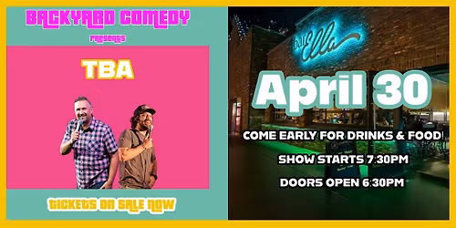 Standup Comedy Show  at Bar Ella in PACIFIC BEACH on THURSDAY April 30