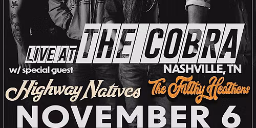 Venue: The Damn Shames | Highway Natives | The Filthy Heathens