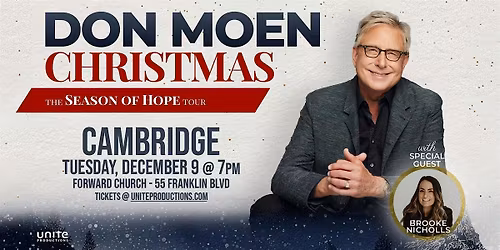 Don Moen Christmas - 'The Season Of Hope Tour' | Cambridge, ON