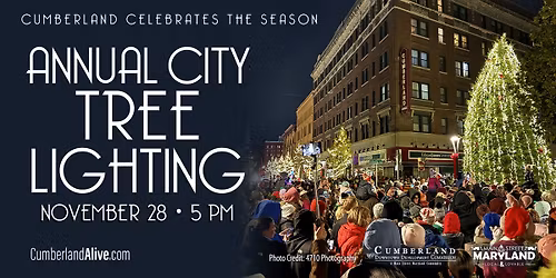 Cumberland Historic City Center Tree Lighting