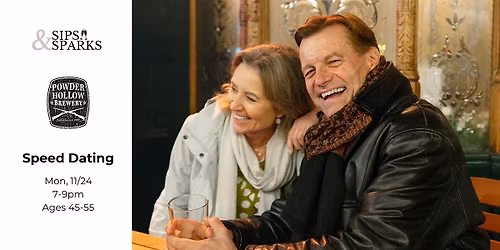Speed Dating Ages 45-55 in Enfield, CT  at Powder Hollow Brewery