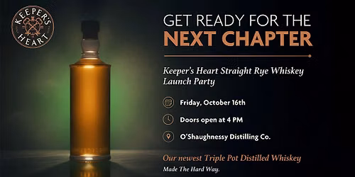 Keeper's Heart Straight Rye Release Party