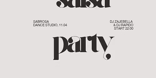 SALSA PARTY w SABROSIE 11.04.2026