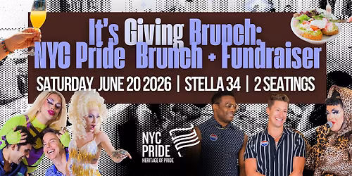 It's Giving Brunch: NYC Pride Presents 2026 Drag Brunch Fundraiser