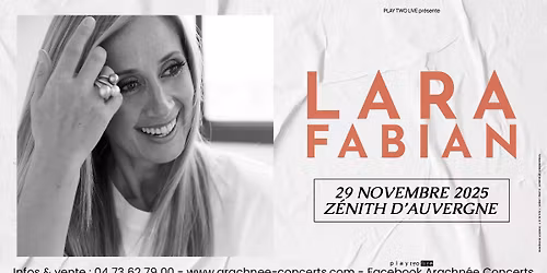 Lara Fabian au Z\u00e9nith d'Auvergne de Clermont-Ferrand