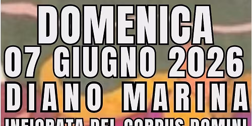 GITA DIANO MARINA: INFIORATA DEL CORPUS DOMINI