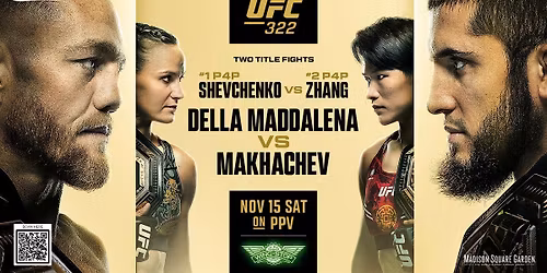 UFC 322: Maddalena vs Makhachev