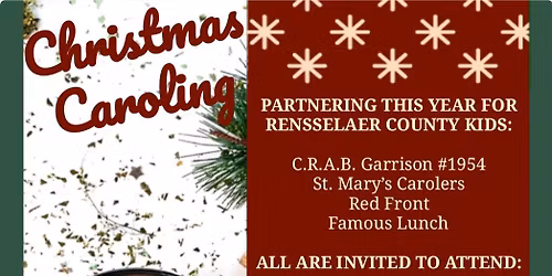 CAROLING FOR RENSSELAER COUNTY KIDS