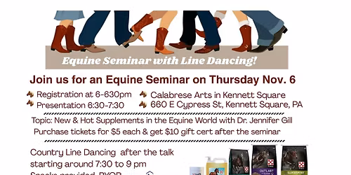 Equine Seminar on Nov. 6
