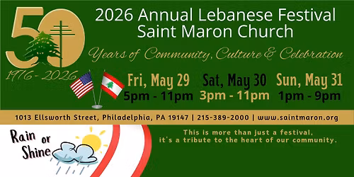 2026 Annual Lebanese Festival