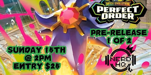 Pokemon TCG Perfect Order Pre-Release 1 of 2