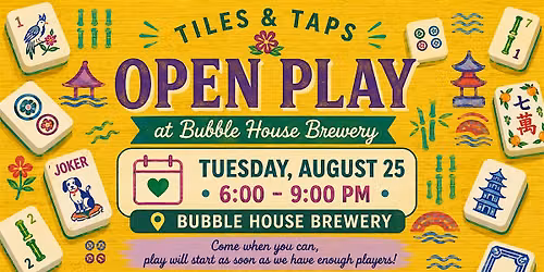 Tiles & Taps - American Mahjong Open Play