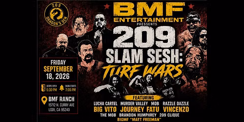 Live PRO WRESTLING! The 209 Slam Sesh: Turf Wars