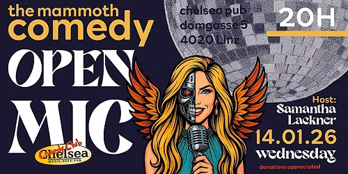 The Mammoth Comedy Open Mic at Chelsea Pub