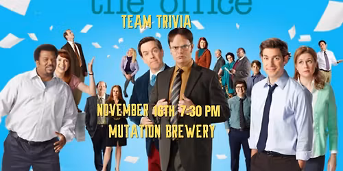 Mutation Brewing Presents The Office | Special Edition Trivia