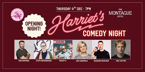 OPENING NIGHT | Harriet's Comedy | Kookaburra's Stand Up Comedy Club
