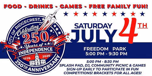 Fourth of July in Freedom Park - Community Celebration