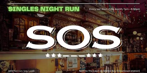 Singles Night Run @ Marina Bay (5km fun run)