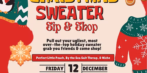 Ugly Sweater Sip and Shop - Westwood