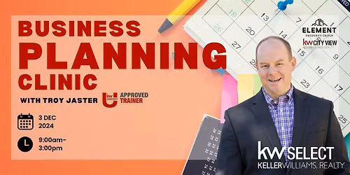 Business Planning Clinic with Troy Jaster