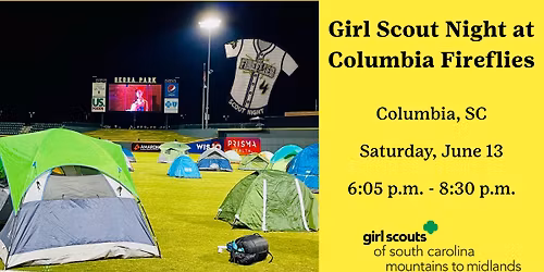 Girl Scout Night at Columbia Fireflies