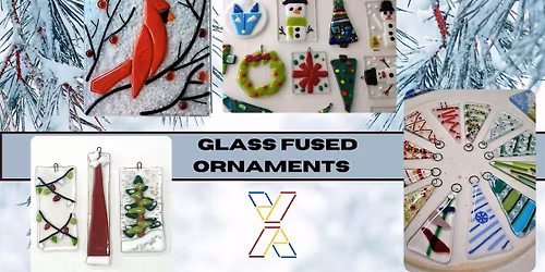 Winter Glass Fusing : Ornaments