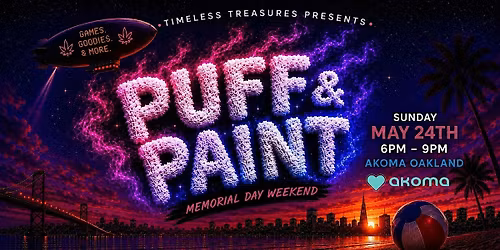Puff & Paint: Summer Kick Off
