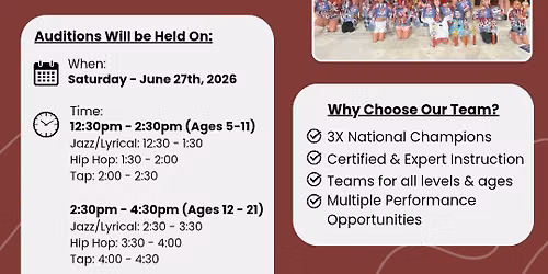 Dance Team Auditions