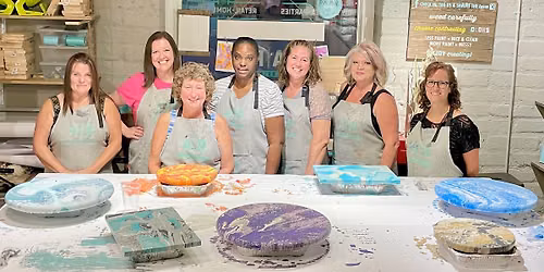 Marbleized Paint Pouring Workshop!