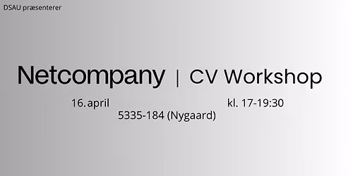 Bliv kl\u00e6dt p\u00e5 til dr\u00f8mmejobbet med Netcompany