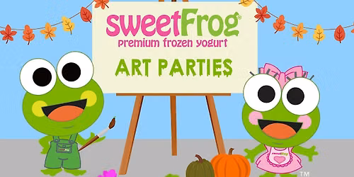 October's Finger-Paint Party at sweetFrog Germantown