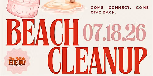 BEACH CLEAN UP x I\u2019M WITH HER