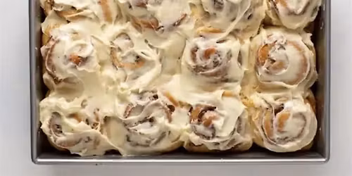 Take & Bake Pumpkin Cinnamon Rolls Baking Class
