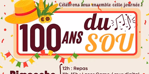 \ud83c\udf89 Les 100 ans du Sou des \u00c9coles de Rousson ! \ud83c\udf89\n\n