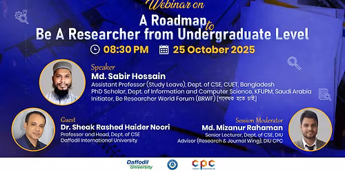 Webinar on A Roadmap to Be a Researcher from Undergraduate Level
