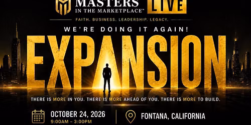 Masters In The Marketplace LIVE : EXPANSION