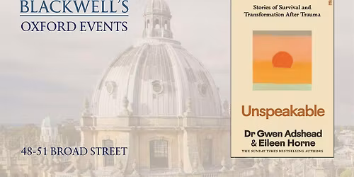 Gwen Adshead UNSPEAKABLE with Nigel Warburton