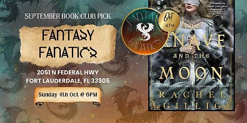 Fantasy Fanatics Book Club | The Knave and the Moon by Rachel Gillig