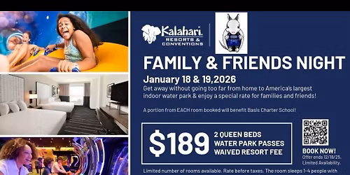 Family & Friends Night at Kalahari Round Rock!