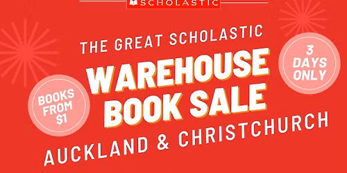 Scholastic's Christchurch Warehouse Book Sale \u2013 Books from $1