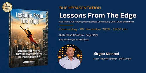 Lessons From The Edge \u2013 Buchpr\u00e4sentation