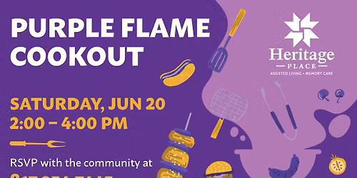 Purple Flame Cookout