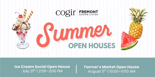 Summer Open Houses