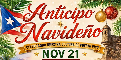Baile Anticipo Navideno - Live Music - Tropical Vibe & Arriba El Son 7-12am